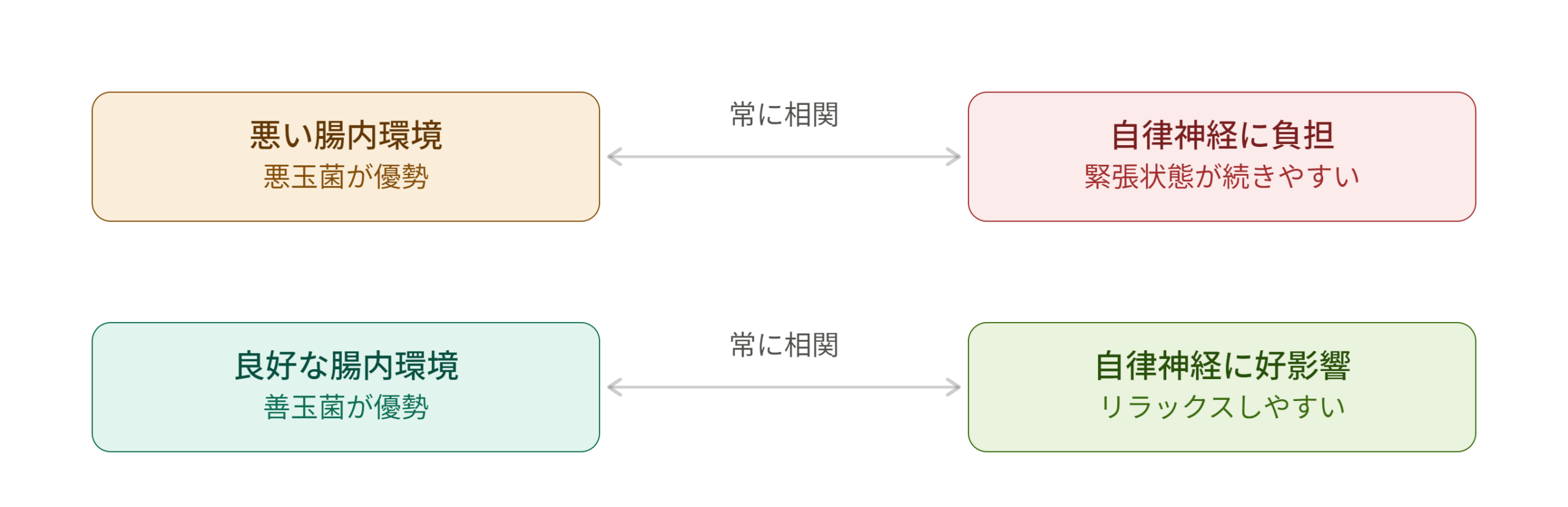 脳腸相関の図解